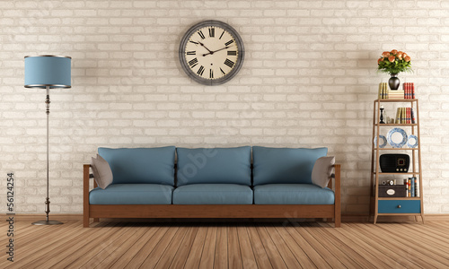Illustration: Vintange living room Vintange living room