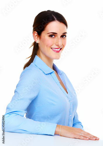 Photo: Beautiful business woman. Beautiful business woman.