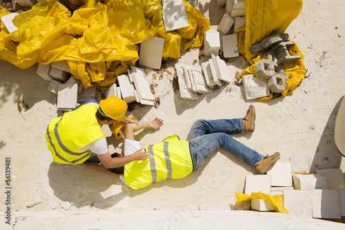 Photo: Construction accident Construction accident