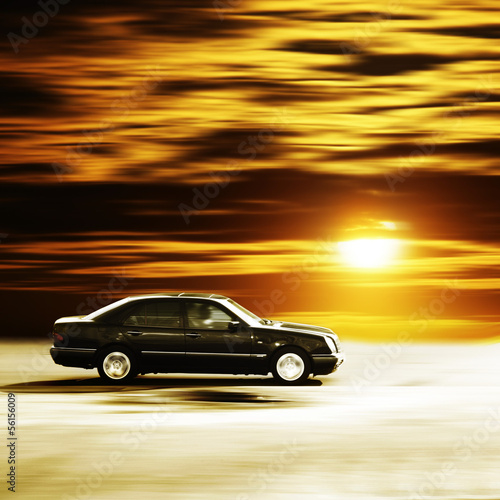 Photo: speed car drive speed car drive