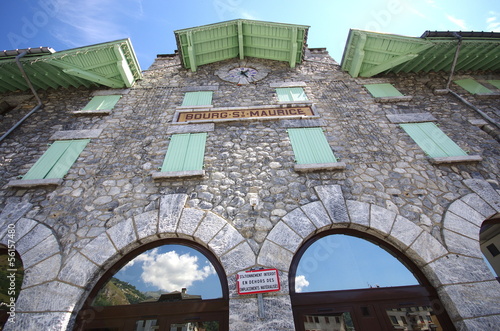 Photo: gare de bourg saint maurice - savoie gare de bourg saint maurice - savoie