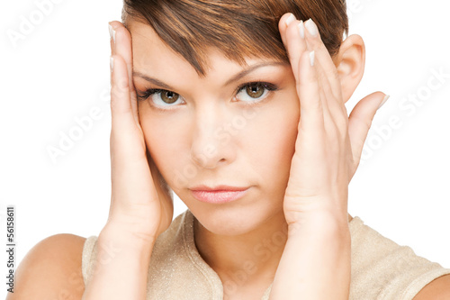 Photo: stressed woman stressed woman