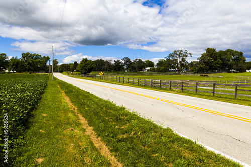 Photo: American Country Road Side View American Country Road Side View
