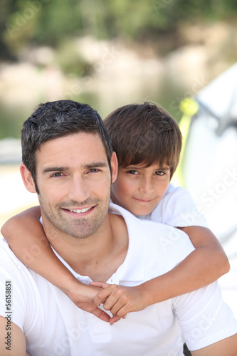 Photo: Father and son Father and son