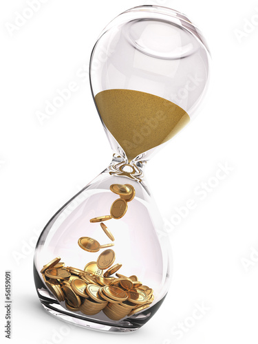 Illustration: Time is money concept Time is money concept