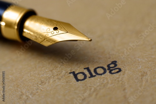 Photo: Blog concept Blog concept