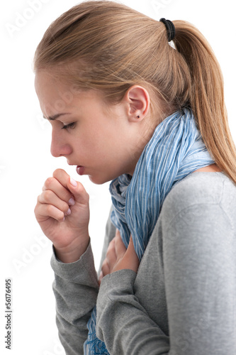 Photo: young woman having a cold young woman having a cold