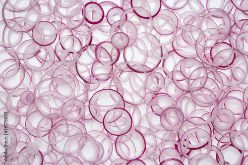 Photo: Red onion rings Red onion rings