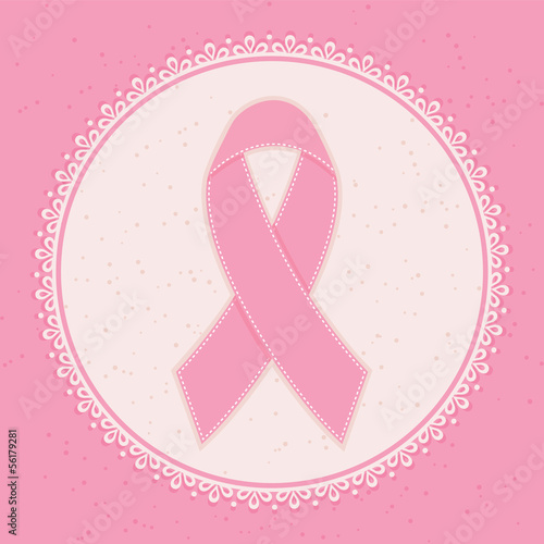 Vector: Breast Cancer Awareness Ribbon. Vector illustration. Breast Cancer Awareness Ribbon. Vector illustration.