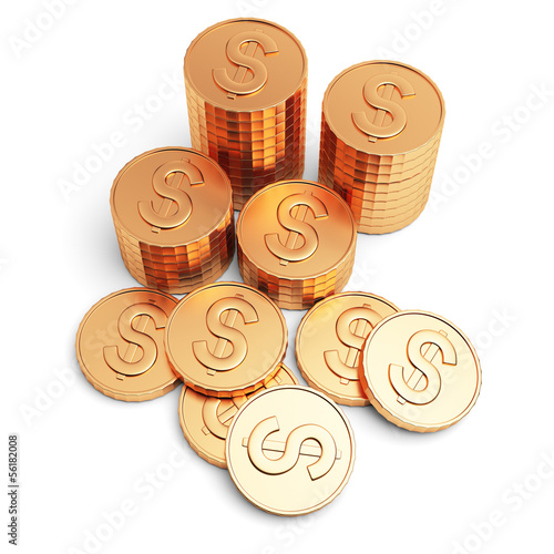 Illustration: coins coins