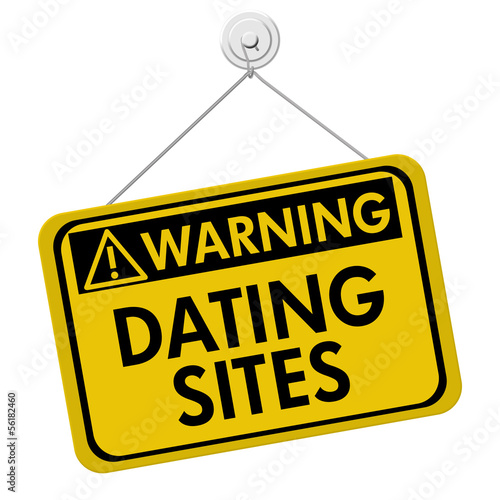 Illustration: Warning about Dating Sites Warning about Dating Sites
