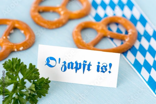Photo: Oktoberfest Kärtchen "O'zapft is!" Oktoberfest Kärtchen "O'zapft is!"