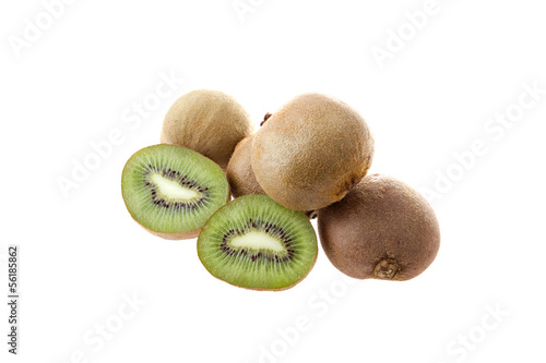 Photo: kiwis isolated kiwis isolated