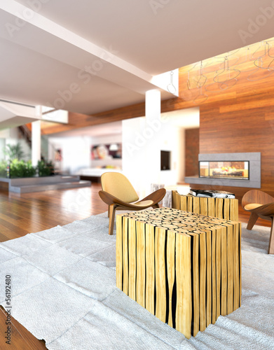 Illustration: Luxury Loft Area (detail) Luxury Loft Area (detail)