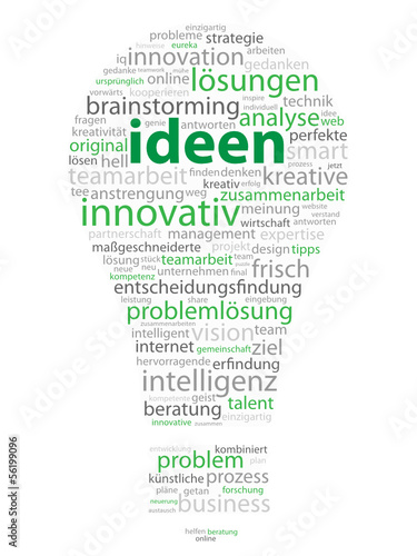 Vector: "IDEEN" (Lampe Ikone Kreativität Strategie Lösungen Innovation) "IDEEN" (Lampe Ikone Kreativität Strategie Lösungen Innovation)