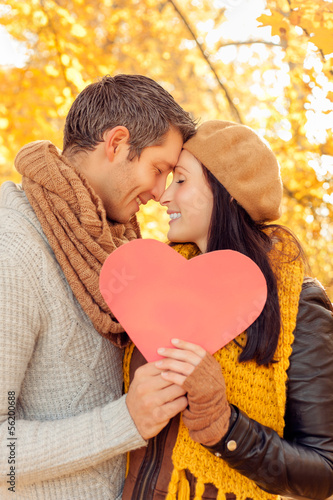 Photo: couple autumn couple autumn