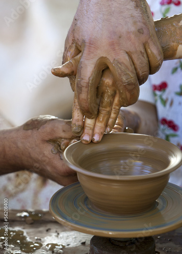 Photo: Potter clay bowl Potter clay bowl