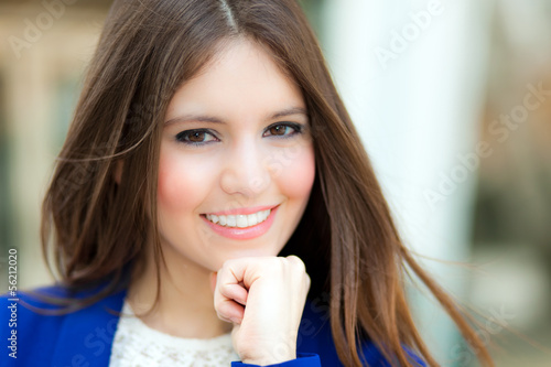 Photo: Smiling businesswoman Smiling businesswoman