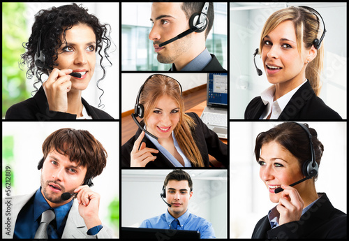 Photo: Customer representatives Customer representatives