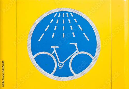 Photo: bicycle wash sign bicycle wash sign