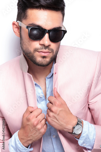 Photo: casual man closeup casual man closeup
