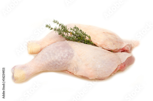 Photo: Hähnchenkeule roh Hähnchenkeule roh