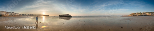 Photo: Gold beach, panoramic view Gold beach, panoramic view