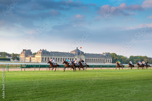 Photo: Horserace in Chantilly Horserace in Chantilly
