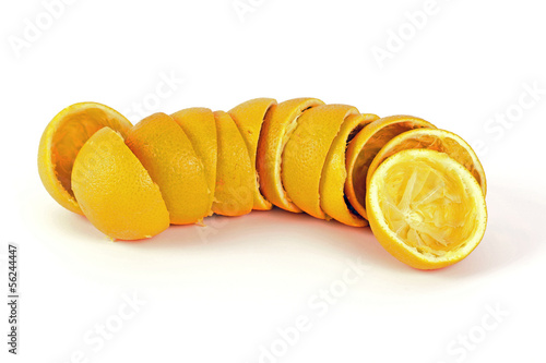Photo: Leere Orangenhälften Leere Orangenhälften