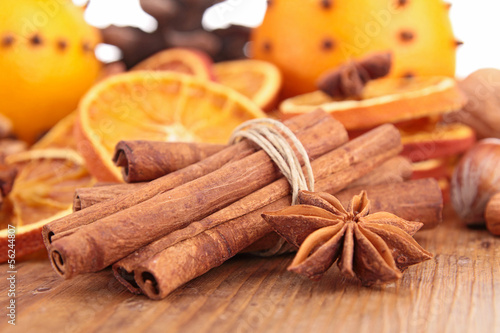 Photo: close up on cinnamon close up on cinnamon