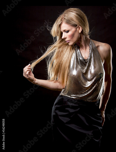 Photo: blond fashion woman blond fashion woman
