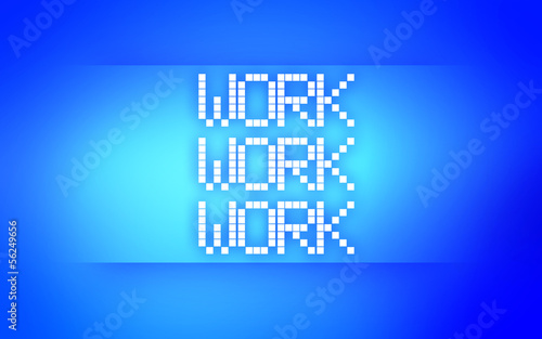 Illustration: WORK BLUE WORK BLUE