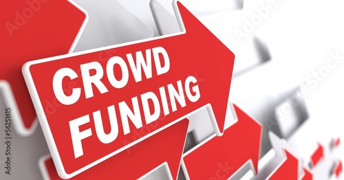 Illustration: Crowd Funding. Internet Concept. Crowd Funding. Internet Concept.
