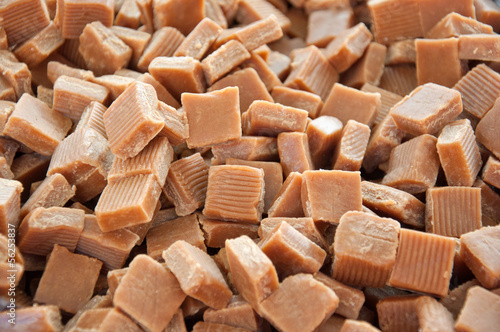 Photo: Caramel candy squares Caramel candy squares