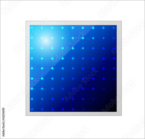 Vector: Vector solar panel. Icon. Vector solar panel. Icon.