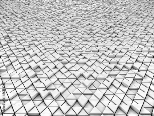 Illustration: Geometric background - Hexagon pattern Geometric background - Hexagon pattern