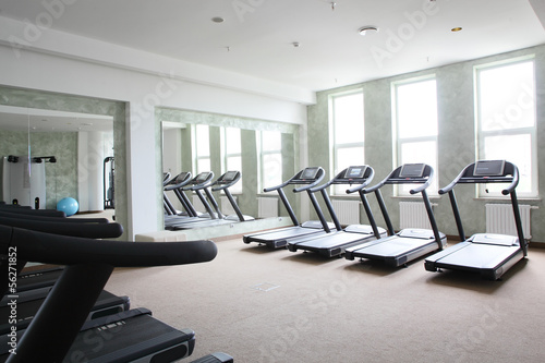 Photo: bright gym with a lot of windows bright gym with a lot of windows