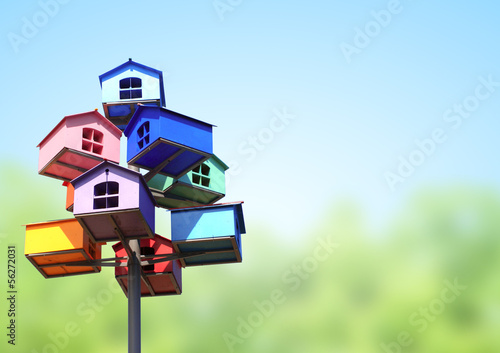 Photo: Colorful nesting boxes Colorful nesting boxes
