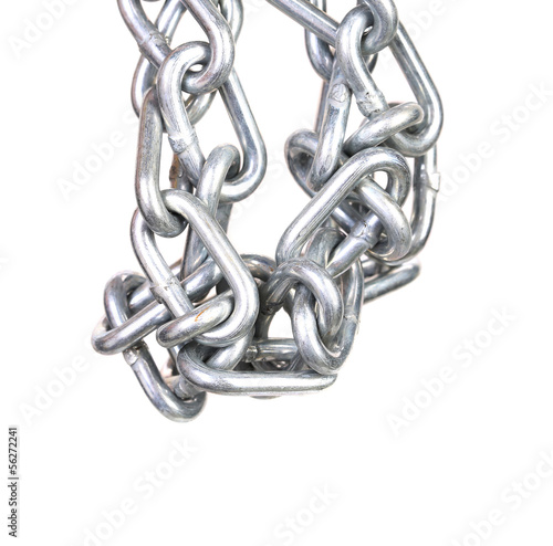 Photo: Twisted chain. Twisted chain.