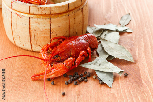 Photo: Close up of boiled crawfish Close up of boiled crawfish