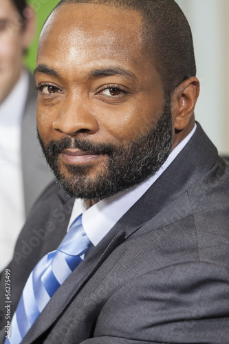 Photo: African American Businessman in Meeting African American Businessman in Meeting