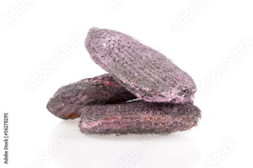 Photo: Three steel Wool Soap pad isolated on a white background Three steel Wool Soap pad isolated on a white background