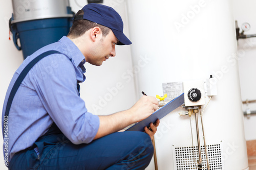 Photo: Plumber at work Plumber at work