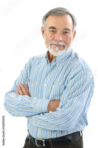Photo: Portrait of handsome senior man Portrait of handsome senior man