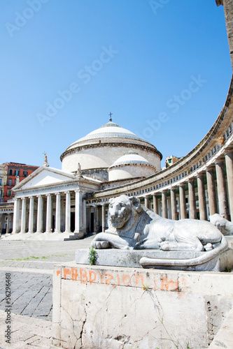 Photo: Piazza del Plebiscito, Naples, Italy Piazza del Plebiscito, Naples, Italy