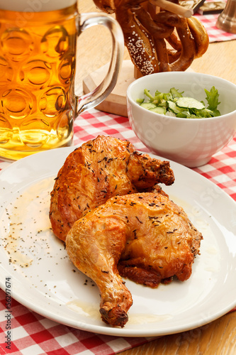 Photo: chicken with beer chicken with beer