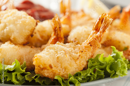 Photo: Fried Organic Coconut Shrimp Fried Organic Coconut Shrimp