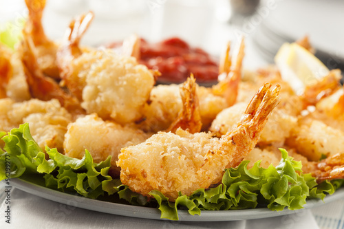 Photo: Fried Organic Coconut Shrimp Fried Organic Coconut Shrimp