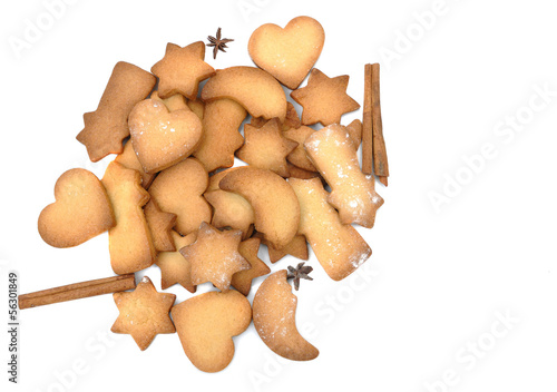 Photo: different shapes of cookies different shapes of cookies