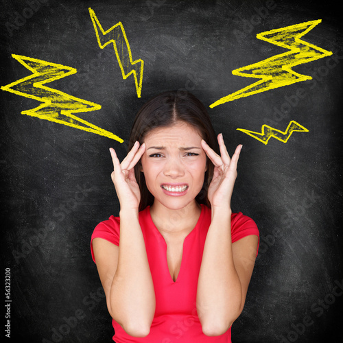 Photo: Headache - migraine and stress Headache - migraine and stress